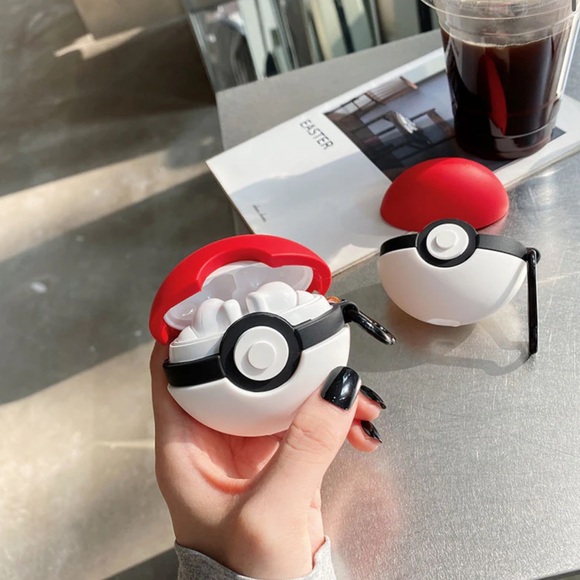 Other - Red and White Pokéball AirPod Case (A)
